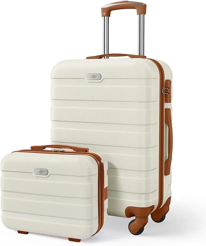 Suitour luggage sets 2 piece Hard Shell Luggage Set with Spinner Wheels